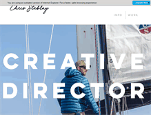 Tablet Screenshot of chrissteblay.com